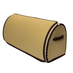 Органайзер в багажник EVA, XL, бежевий з коричневою тасьмою (Kinetic)