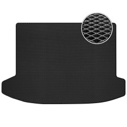 Килимок в багажник Kia Sportage 5 '22- (верхній, з сабвуфером) EVA, чорний (Kinetic)