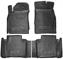 Килимки в салон для Geely Emgrand X7 '13- гумові, чорні (AVTO-Gumm)