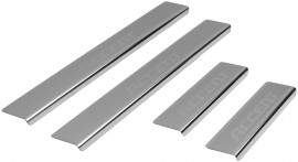 Накладки на пороги для Hyundai Accent III '06- хетчбек/седан (Premium)