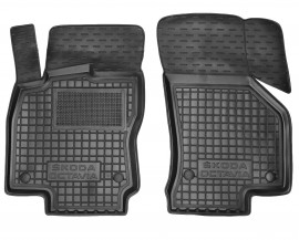 Килимки в салон передні для Skoda Octavia A7 '13-20 гумові, чорні (AVTO-Gumm)