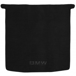Килимок в багажник BMW X6 E71 '08-14 (до рейлінгів) текстильний чорний (Преміум)