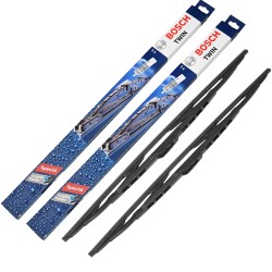 Щітки склоочисника каркасні Bosch Twin Spoiler 600 і 600 мм. два спойлера (набір)