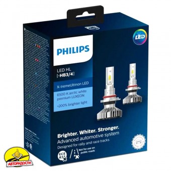 ����������� ����� Philips X-tremeUltinon LED, 6500 K, HB3 (2 ��.) 11005XUWX2