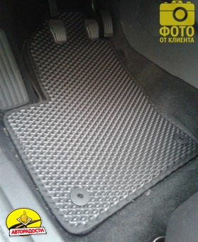 Килимки в салон для Ford Focus III '11-, EVA, чорні (Kinetic)