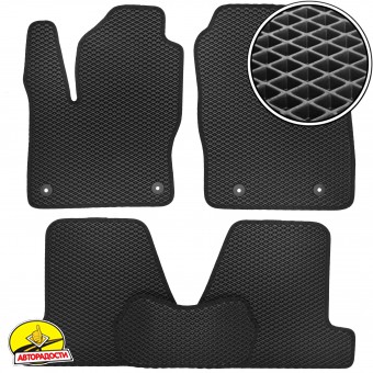 Килимки в салон для Ford Focus III '11-, EVA, чорні (Kinetic)