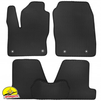 Килимки в салон для Ford Focus III '11-, EVA, чорні (Kinetic)