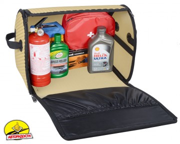 Органайзер в багажник Suzuki, EVA L, бежевий (Kinetic)