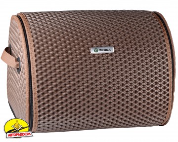 Органайзер в багажник Skoda, EVA L, шоколадний (Kinetic)
