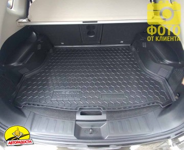 Килимок в багажник для Nissan X-Trail (T32) '14-16 гумо-пластиковий (AVTO-Gumm)