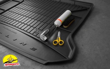 Килимок в багажник для Peugeot 208 '19-, гумовий, чорний (Frogum)