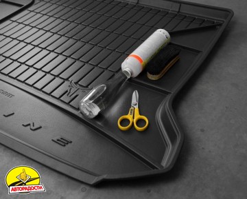 Килимок в багажник для Citroen C4 Aircross '12-, гумовий, чорний (Frogum)