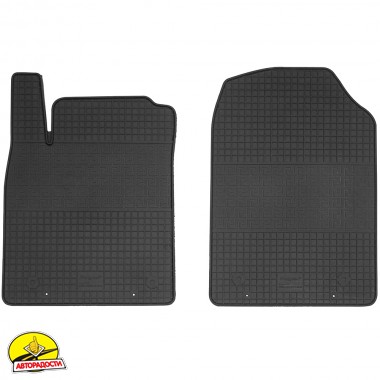 Коврики в салон Opel Vectra C '02-08 седан/хетчбек, гумові, чорні (PolyteP)