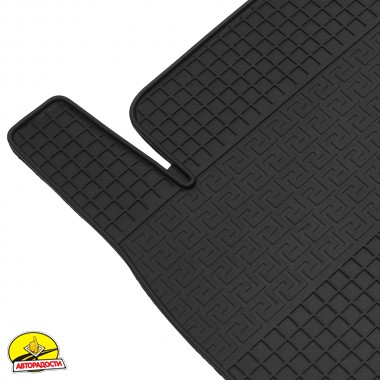 Коврики в салон Opel Vectra C '02-08 седан/хетчбек, гумові, чорні (PolyteP)