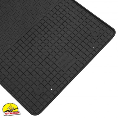 Коврики в салон Opel Vectra C '02-08 седан/хетчбек, гумові, чорні (PolyteP)