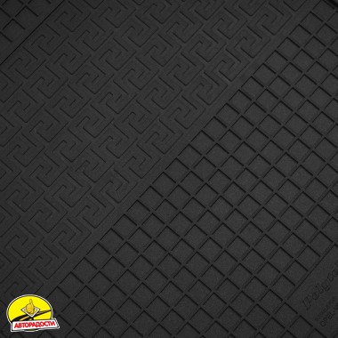 Коврики в салон Opel Vectra C '02-08 седан/хетчбек, гумові, чорні (PolyteP)