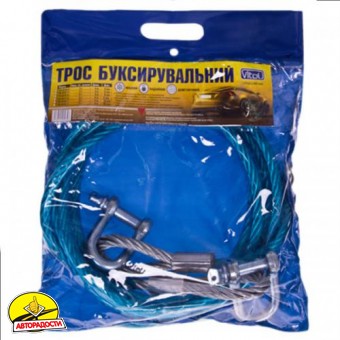 Трос буксирувальний 3 тонни ST201A-U 4м синій