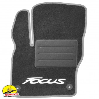 Килимки в салон для Ford Focus III '11- текстильні, сірі (Стандарт Плюс)
