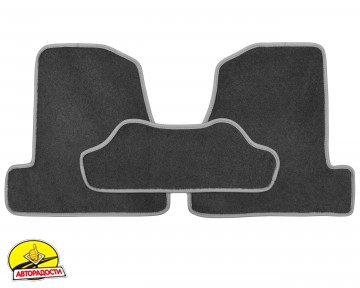 Килимки в салон для Ford Focus III '11- текстильні, сірі (Стандарт Плюс)