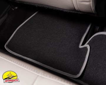 Килимки в салон для Ford Focus III '11- текстильні, сірі (Стандарт Плюс)