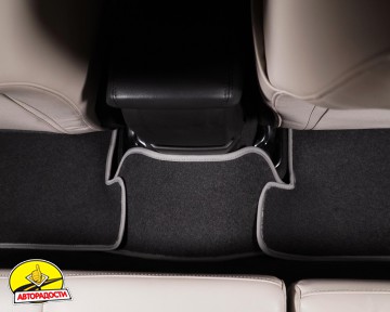 Килимки в салон для Ford Focus III '11- текстильні, сірі (Стандарт Плюс)