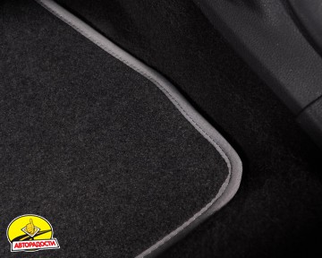 Килимки в салон для Ford Focus III '11- текстильні, сірі (Стандарт Плюс)