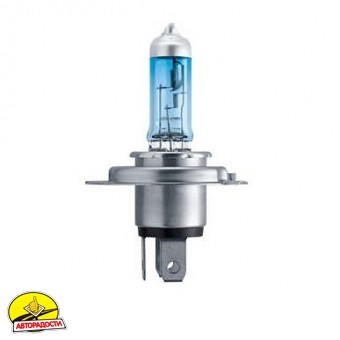 ����������� �������� Philips WhiteVision ultra H4 12V 60/55W + W5W (��������: 2 + 2 ��.)