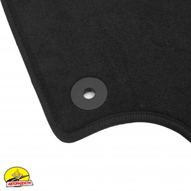 Килимки в салон для Peugeot 208 '19- (ДВЗ) текстильні, чорні (Optimal)