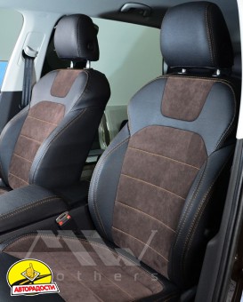 ��������� Leather Style ��� ������ Skoda Kodiaq '17-, ����������, ��������� ������� (MW Brothers)