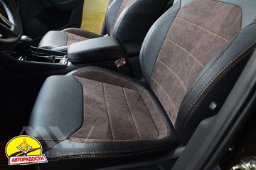 ��������� Leather Style ��� ������ Skoda Kodiaq '17-, ����������, ��������� ������� (MW Brothers)