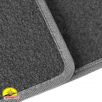 Килимки в салон для Geely Emgrand X7 '13- текстильні, сірі (Стандарт)