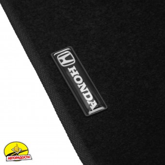 Килимки в салон для Honda Jazz '03-08 текстильні, чорні (Стандарт)