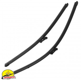 Щітки склоочисника безкаркасні Denso Flat Blade 600 і 400 мм Push Button 16mm (к-кт) DF-085