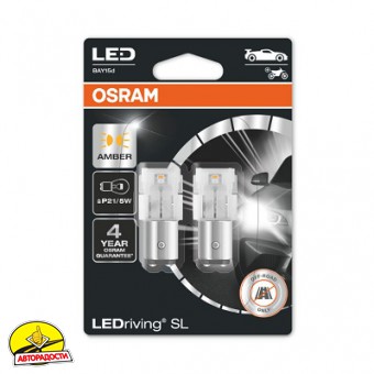   Osram LEDriving P21/5W 12V 2W BAY15d  (2 .)