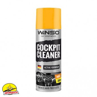 Поліроль для панелі приладів Winso Cockpit Cleaner, ваніль, 200 мл