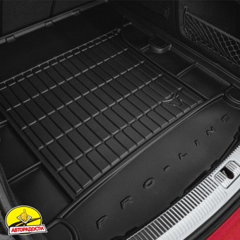 Килимок в багажник для Mercedes A-Class W176 '12-18, хетчбек, гумовий, чорний (Frogum)