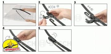 Щітка склоочисника безкаркасна Vimax 560мм