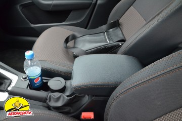 Авточохли Premium для салону Skoda Octavia A7 '13-17, універсал, червона строчка (MW Brothers)