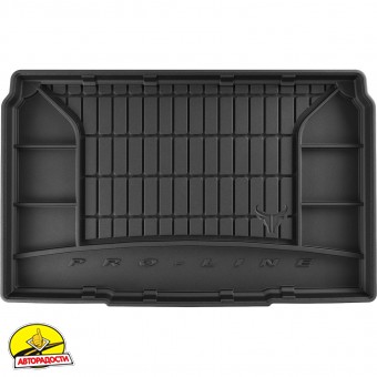 Килимок в багажник для Peugeot 208 '19-, гумовий, чорний (Frogum)