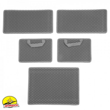 Органайзер в багажник EVA EasyboX, сірий з лого Volkswagen (Kinetic)