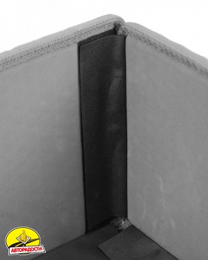 Органайзер в багажник EVA EasyboX, сірий з лого Volkswagen (Kinetic)