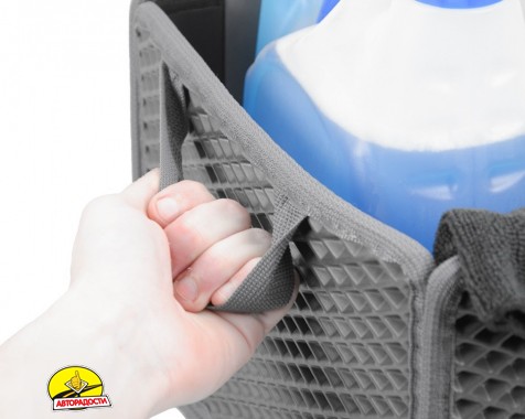 Органайзер в багажник EVA EasyboX, сірий з лого Volkswagen (Kinetic)