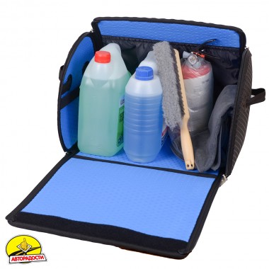 Органайзер в багажник EVA-Double L, чорно-синій (Kinetic)