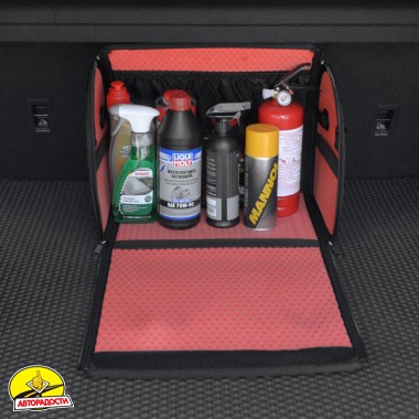 Органайзер в багажник EVA-Double L, чорно-червоний (Kinetic)