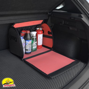 Органайзер в багажник EVA-Double L, чорно-червоний (Kinetic)