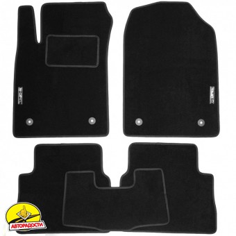 Килимки в салон для Citroen Xsara '97-06, текстильні, чорні (Стандарт)