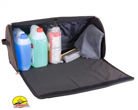 Органайзер у багажник текстильний, XL, коричневий (Textile-Pro)