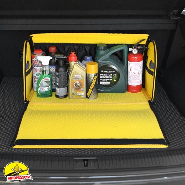 Органайзер у багажник EVA-Double, XL, синьо-жовтий (Kinetic)