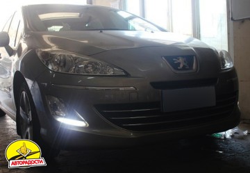 дневные ходовые огни peugeot 408 дневные ходовые огни peugeot 408