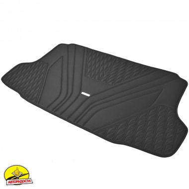 Килимок в багажник для Toyota Celica T230 '99-06, екошкіра, Wave Style, чорний (Inliner)
